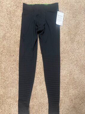 2XU Men's Elite Power Recovery Compression Tights - Enhance Large Black/Black